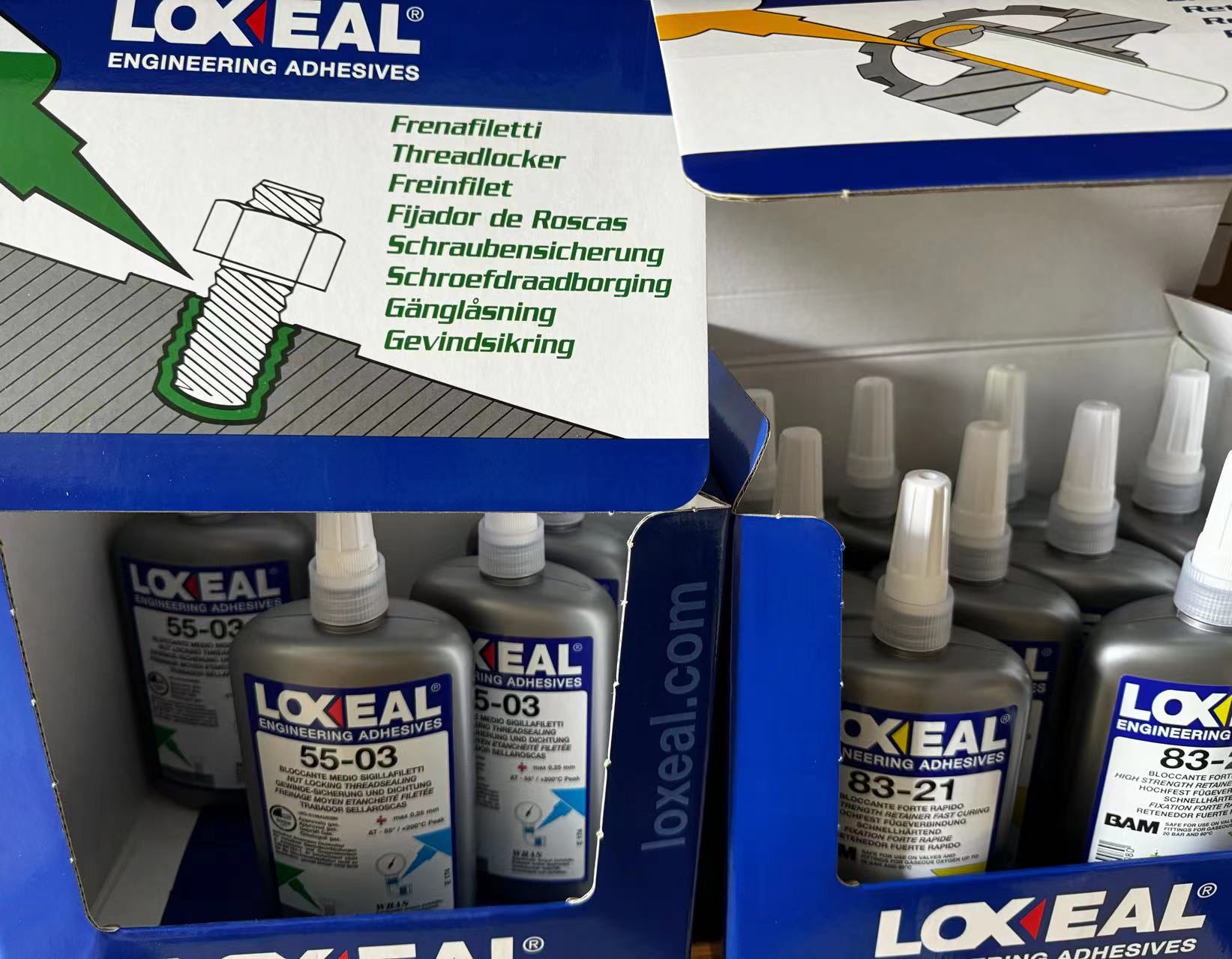 樂賽爾膠水LOXEAL83-21 高強度氧氣BAM認證固持膠